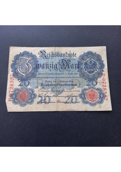 Escoines 3996368F3E166122F1 1914 Berlin P Serisi 20 Mark Çt
