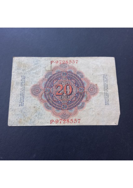 Escoines 3996368F3E166122F1 1914 Berlin P Serisi 20 Mark Çt fiyatları