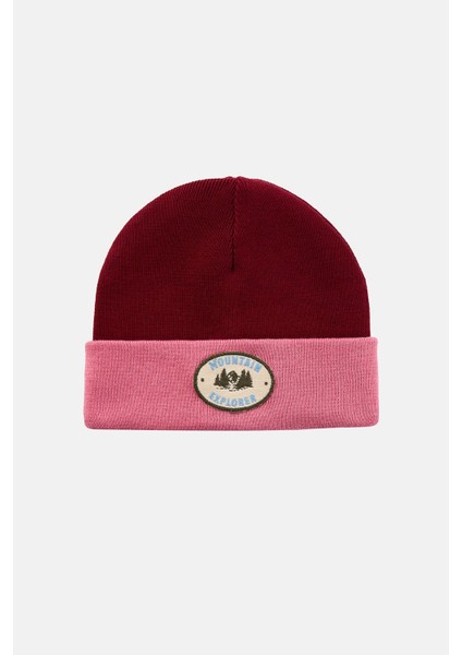 Mountain Explorer Çocuk Triko Örgü Bere - Bordo