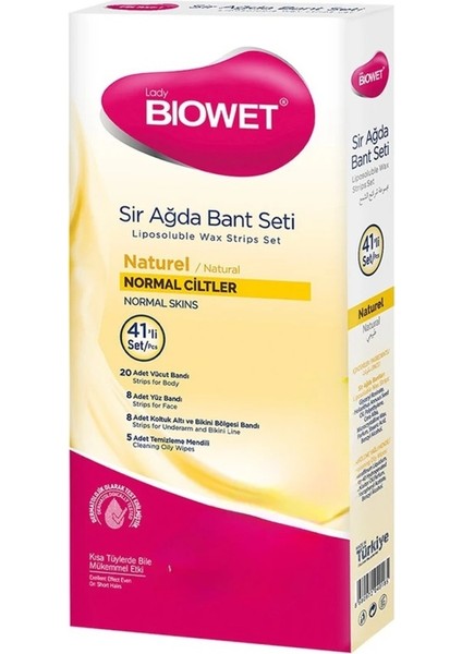 Sir Ağda Bandı Seti Naturel Normal Ciltler 41 Parça