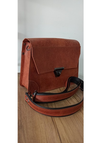 Gerçek Deri Pueblo Kahverengi Kol Çantası