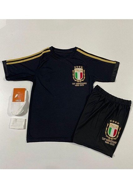 Italya 125.YIL Ciro Immobile Çocuk Forması 4'lü Set (Black) fiyatları
