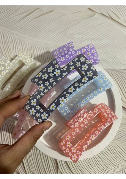 Çiçekli Mandal Toka