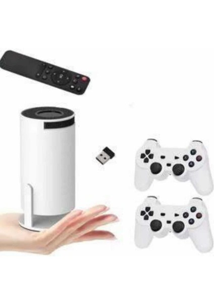 Techmrt Taşınabilir Android Projeksiyon Ayaklı Çift Kollu 4K Çözünürlüklü Sinema Projeksiyonu fırsatları