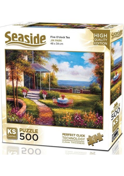 Ks Games Five O'clock Tea Puzzle 500 Parça 20057 Kız Erkek Çocuk Oyuncak Eğitici Oyuncaklar