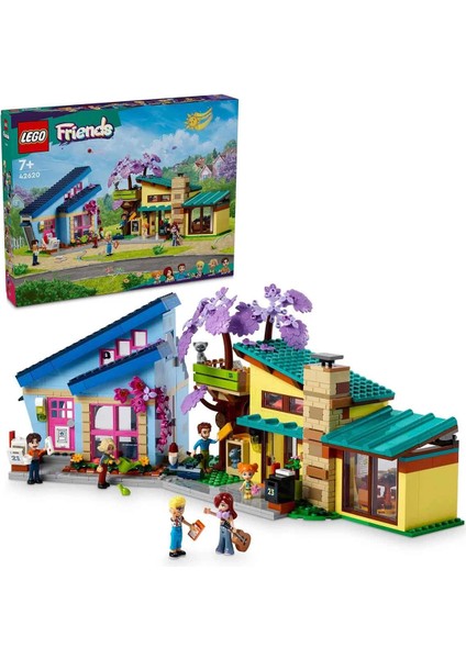 LEGO Friends Olly ve Paisley'nin Aile Evleri 42620 Kız Erkek Çocuk Oyuncak Eğitici Oyuncaklar