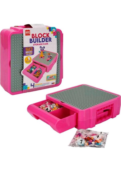 Saklama Kutulu Blok Seti Kız Erkek Çocuk Oyuncak Eğitici Oyuncaklar