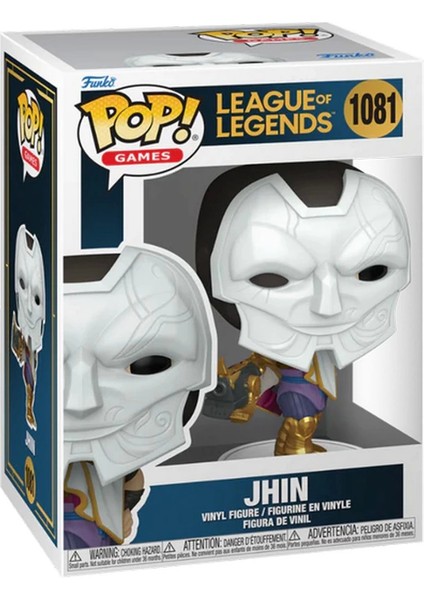 Funko Pop Games: League Of Legends - Jhin Kız Erkek Çocuk Oyuncak Eğitici Oyuncaklar