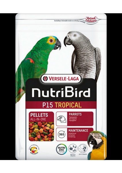 Techmrt Versele Laga Nutrıbırd P15 Tropıcal 10KG