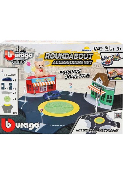 Burago City Garaj Seti Kız Erkek Çocuk Oyuncak Eğitici Oyuncaklar