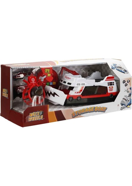 4348 Sun Maxx Wheels Sesli ve Işıklı Sahil Güvenlik Oyun Seti Kız Erkek Çocuk Oyuncak Eğitici Oyunca