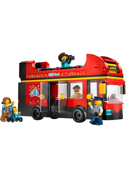 LEGO City Kırmızı Iki Katlı Gezi Otobüsü 60407 Kız Erkek Çocuk Oyuncak Eğitici Oyuncaklar