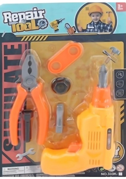 333K-1 Tool Set Tamir -Brl Kız Erkek Çocuk Oyuncak Eğitici Oyuncaklar