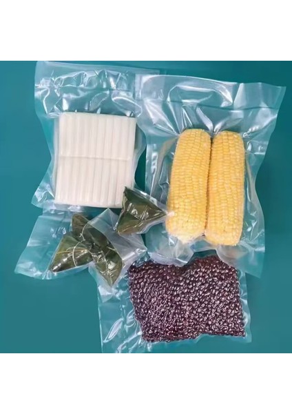 Vakum Poşet Düz 18X22 Cm, Endüstriyel Vakum Makineleri Uyumlu Gıda Paketleme Poşeti 50 Adet indirimleri