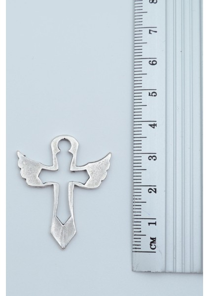 Kanatlı Haç Gümüş Kaplama Deri Ip Kolye modelleri