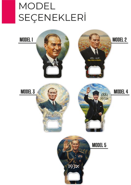 10 Kasım Atatürk Temalı Balon Magnet | Anma Günü Hediyelik ve Hatıra Ürün modelleri