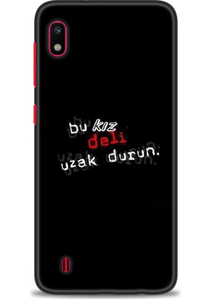 Samsung Galaxy A10 Hd Baskılı Kılıf + Seramik Tam Kaplayan Ekran Koruyucu 398