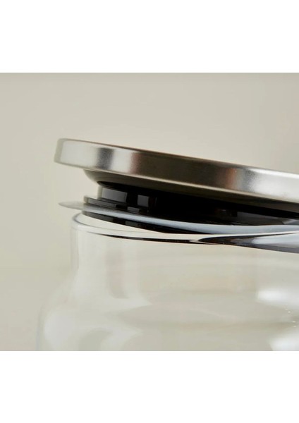 3 Adet 750 ml Metal Kapaklı Kavanoz- Saklama Kabı-Vakumlu fiyatları