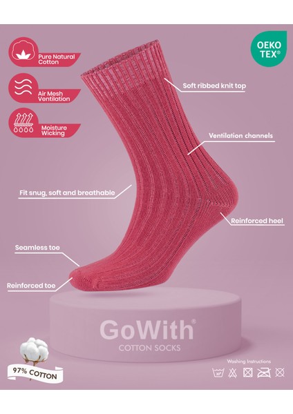 4 Çift Kadın Erkek Renkli Bio Naturel %100 Doğal Pamuklu Ribana Örgü Dikişsiz Soket Çorap 3014 modelleri