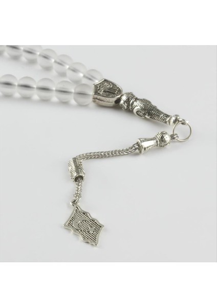 Techmrt Mercan-Buzlu Kuvars Doğaltaş Tesbih 8 Mm-Kırmızı fiyatları