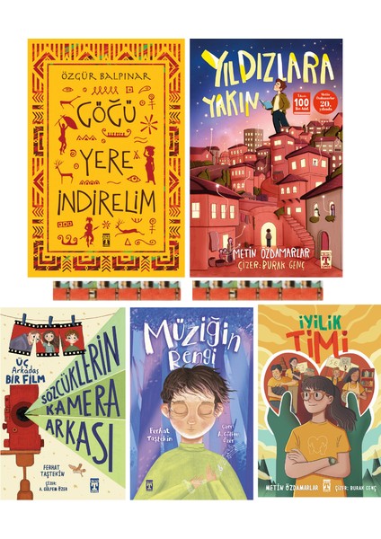 5.6.7. Sınıf- Yıldızlara Yakın, Iyilik Timi, Müziğin Rengi, Sözcüklerin ,göğü Yere Indirelim(5kitap)