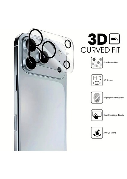 iPhone 17 Pro Max Yüksek Kalite Tam Kaplayan Ultra Ince Çizilmez 9h Safir Kamera Lens Koruyucu fiyatları