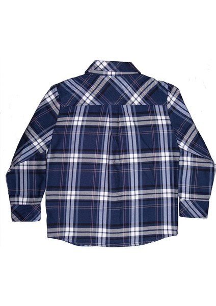 Pamuklu Oduncu Kışlık Erkek Çocuk Gömlek Mavi indirimleri