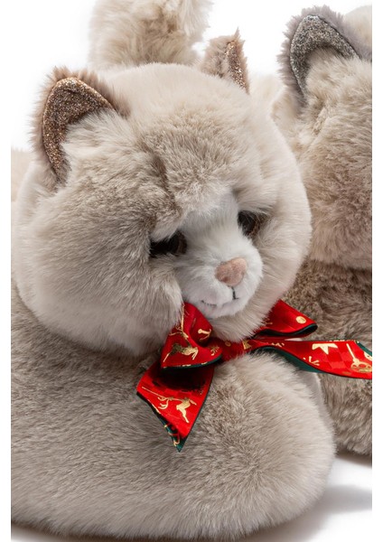 Twıgy Tw Sisi Bej Kadın Hayvanlı Panduf 36/41 fiyatları