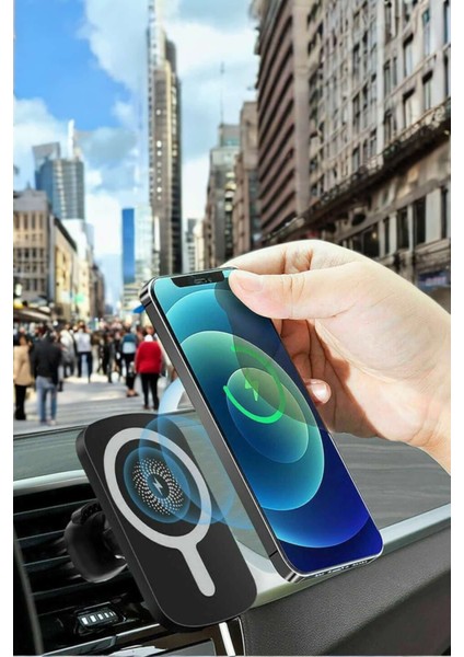 Techmrt Ios Uyumlu Manyetik Tasarım Magsafe Iphone 12/13/14/15 Araç Şarjı modelleri