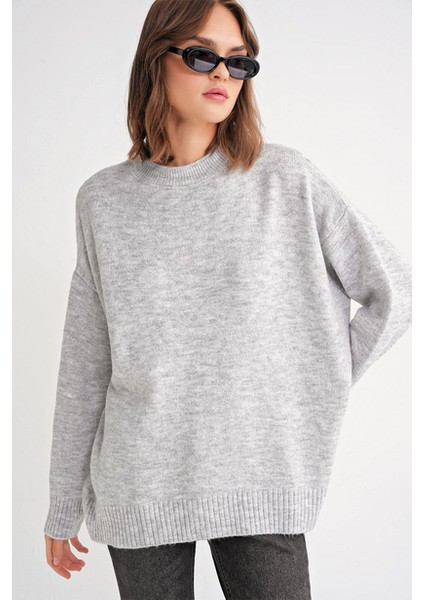 kadın salaş yumuşak dokulu oversize triko kazak fırsatları