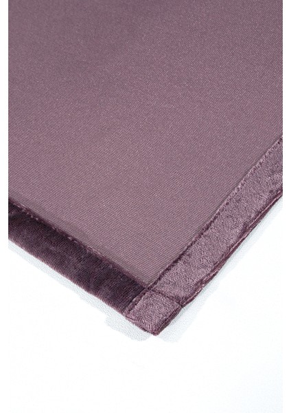 Kadife Halkalı Fon Perde Mor 140X260 fırsatları