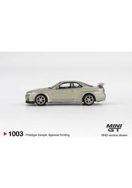 Mını Gt 1:64 Nissan Skyline Gt-R R34 V-Spec Iı Nür Millennium Jade Diecast Model Araba MGT01003 fiyatları