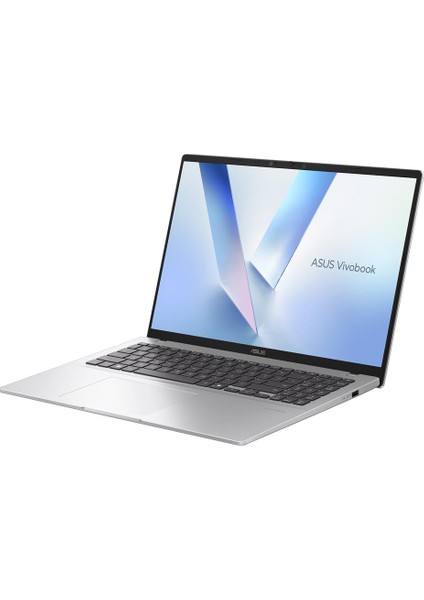 Vivobook 16 X1607QA-MB085W/ Snapdragon X1/ 16 GB Ram/ 512 GB Ssd/ 16"/ W11 Laptop Soğuk Gümüş