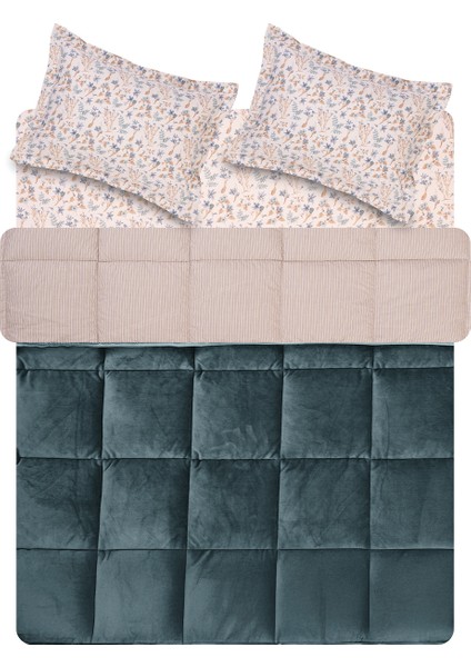 Wels Tek Kişilik Threefy Uyku Seti - Mavi