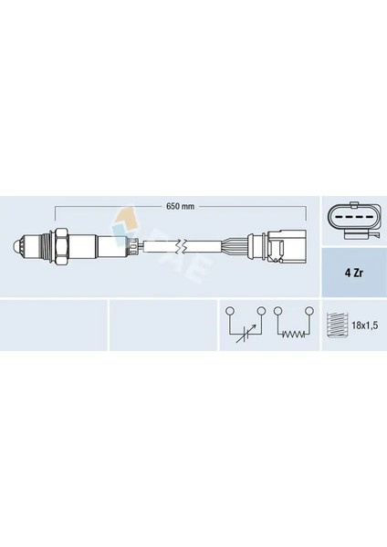 77440 Oksijen Sensoru 03C906262AD 03C906262BF 03C906262P