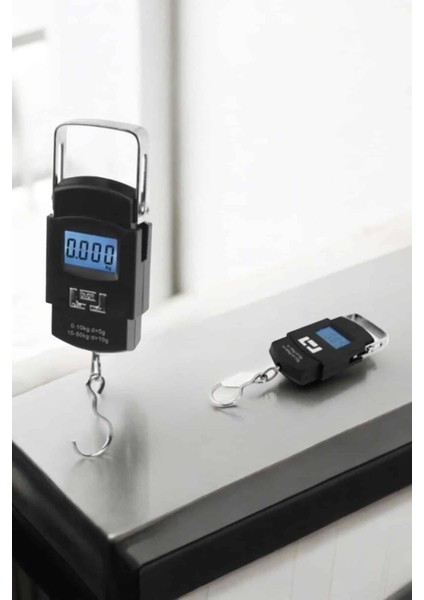 Techmrt 50 kg El Kantarı Ağırlık Ölçer Dijital Ekranlı Kancalı Portatif indirimleri