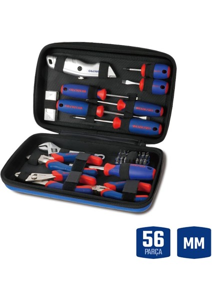 WP209008 56 Parça Profesyonel Tamir/bakım Alet Seti