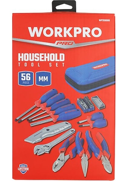 WP209008 56 Parça Profesyonel Tamir/bakım Alet Seti fırsatları