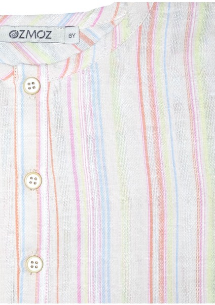 Pamuk Keten Çizgili Yazlık Erkek Çocuk Gömlek fiyatları