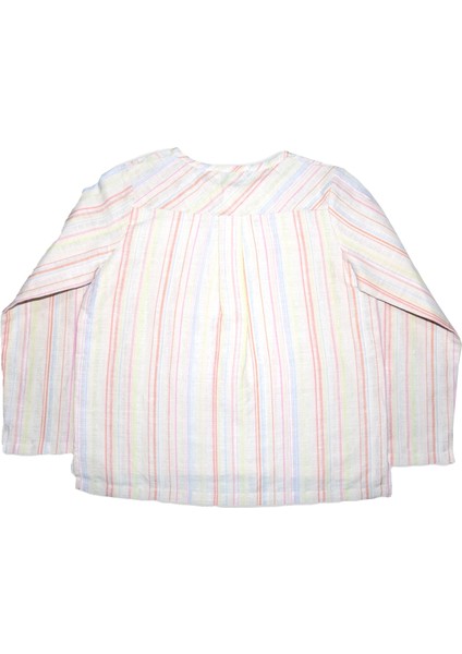 Pamuk Keten Çizgili Yazlık Erkek Çocuk Gömlek modelleri