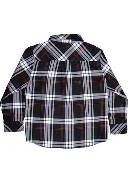 Pamuklu Oduncu Kışlık Erkek Çocuk Gömlek Siyah indirimleri