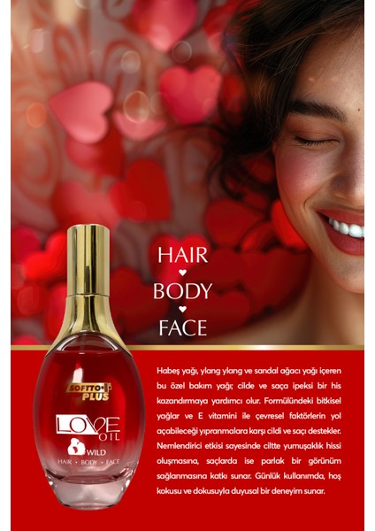 Love Oil Saç ve Cilt Bakım Yağı 120 ml modelleri