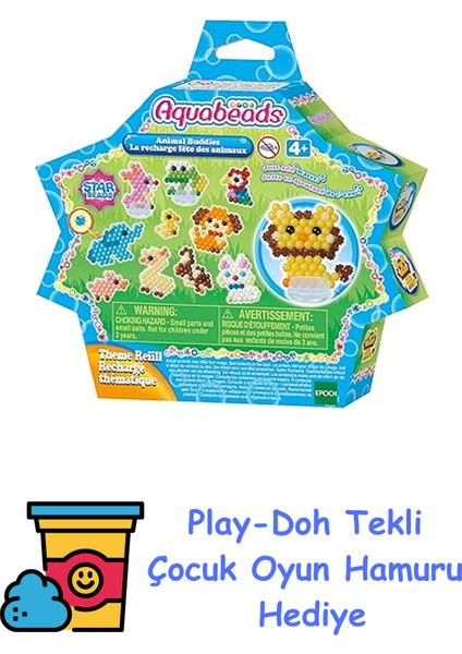 Hayvan Dostlar Seti + Play-Doh Oyun Hamuru