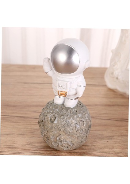 Lüks Modern Astronot Figür Biblo 12 cm Ev Ofis Masa Süsü Dekoratif Uzay Temalı Hediyelik Heykel fiyatları