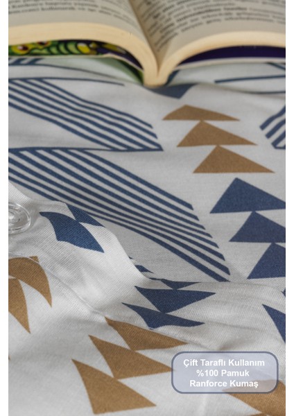 Marcus Nevresim Takımı Çift Kişilik (200X220 Cm) Mavi fırsatları