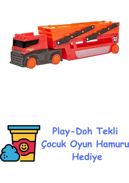 Mega Tır, 3 Yaş ve Üzeri, GHR48 + Play-Doh Oyun Hamuru