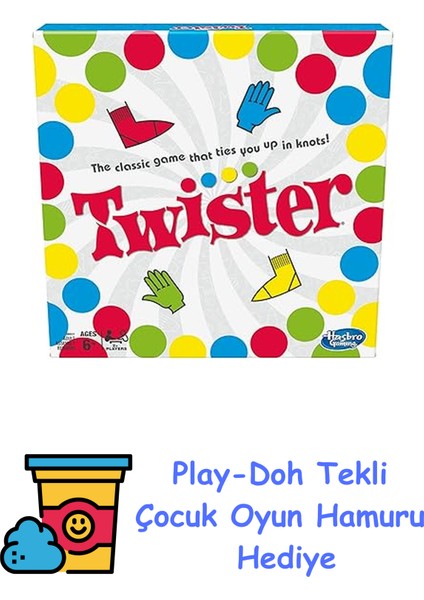 Gaming Tarafından Twister Oyunu + Play-Doh Oyun Hamuru