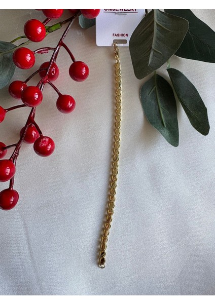 Kadın 14K Altın Kaplama Kolye Bileklik Takımı-Zarif Günlük ve Özel Gün Takı Seti