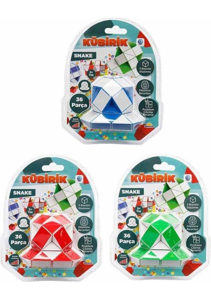 Seçtim Aldım Kübirik 145 Zeka Küpü Snake 36 Parça 3