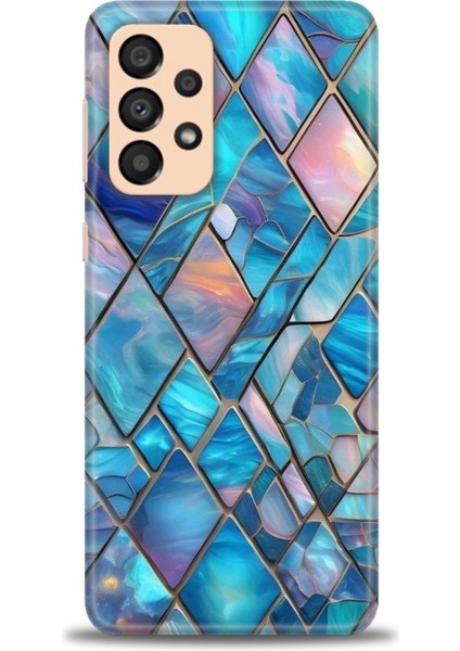 Samsung Galaxy A33 5g Hd Baskılı Kılıf + Seramik Tam Kaplayan Ekran Koruyucu 338